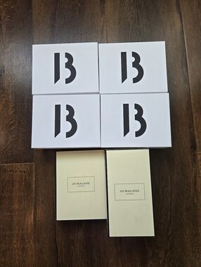 Set Of 6 Byredo And Jo Malone Empty Perfume Boxes